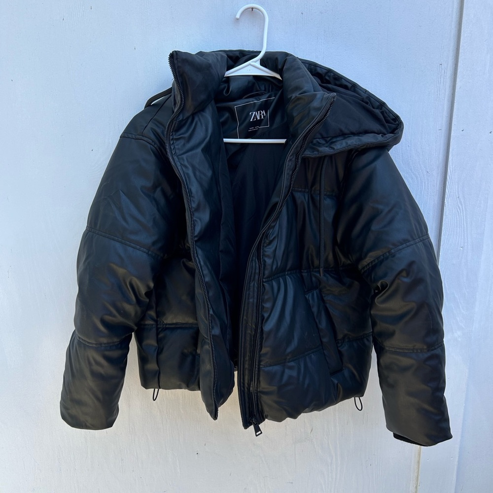 Zara Puffer Crop Jacket